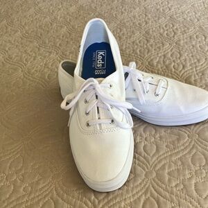 Keds classic white canvas sneakers